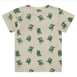 Babyface - Short Sleeve Tee - Green Birds