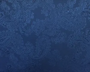 Blue Paisley Lining 50% Viscose 50% Acetate