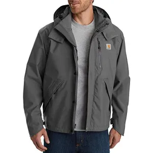 Carhartt Men's Storm Defender Loose Fit Heavyweight Jacket (Regular and Big & Tall Sizes), Gravel, Small