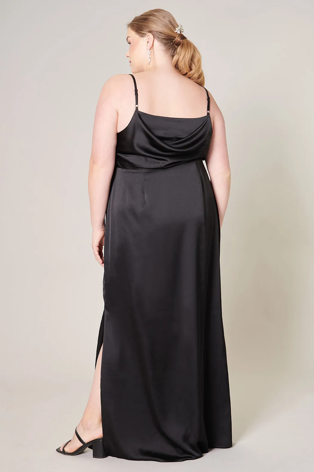 Charisma Cowl Neck Maxi Dress Curve