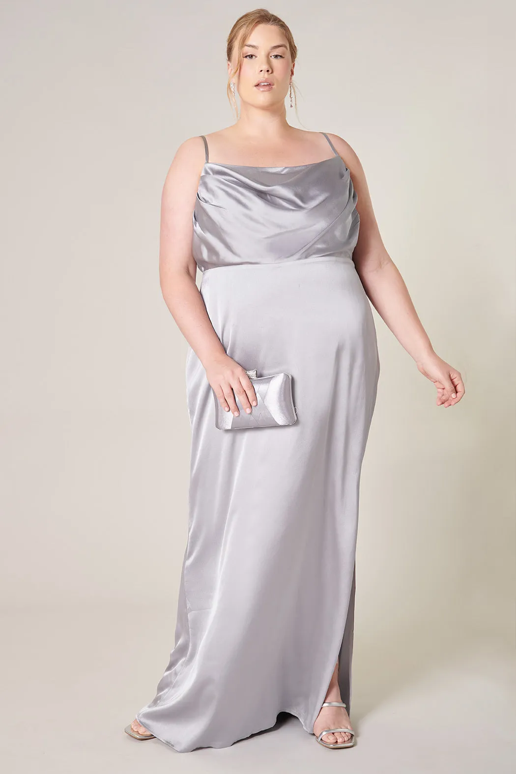 Charisma Cowl Neck Maxi Dress Curve