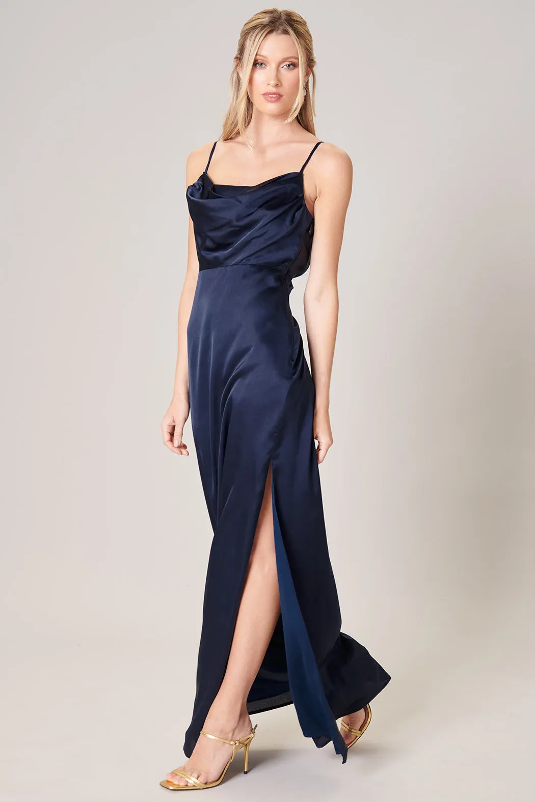 Charisma Cowl Neck Maxi Dress