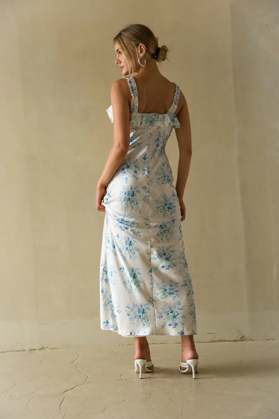 Cordelia Ruffle Floral Maxi Dress