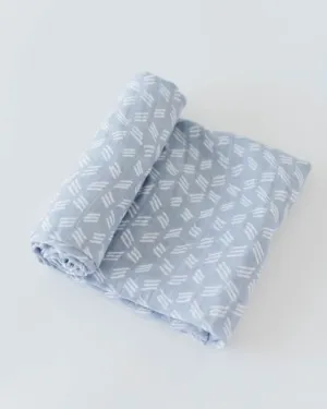 Cotton Muslin Swaddle-Blue Grass