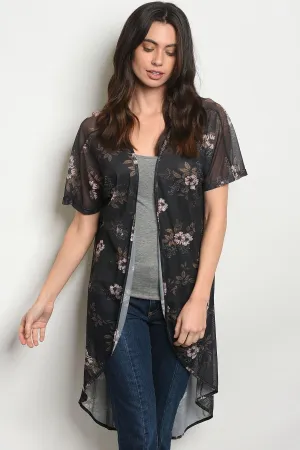 Frances Floral Kimono-FINAL SALE-NOT ELIGIBLE FOR EXCHANGE OR REFUND