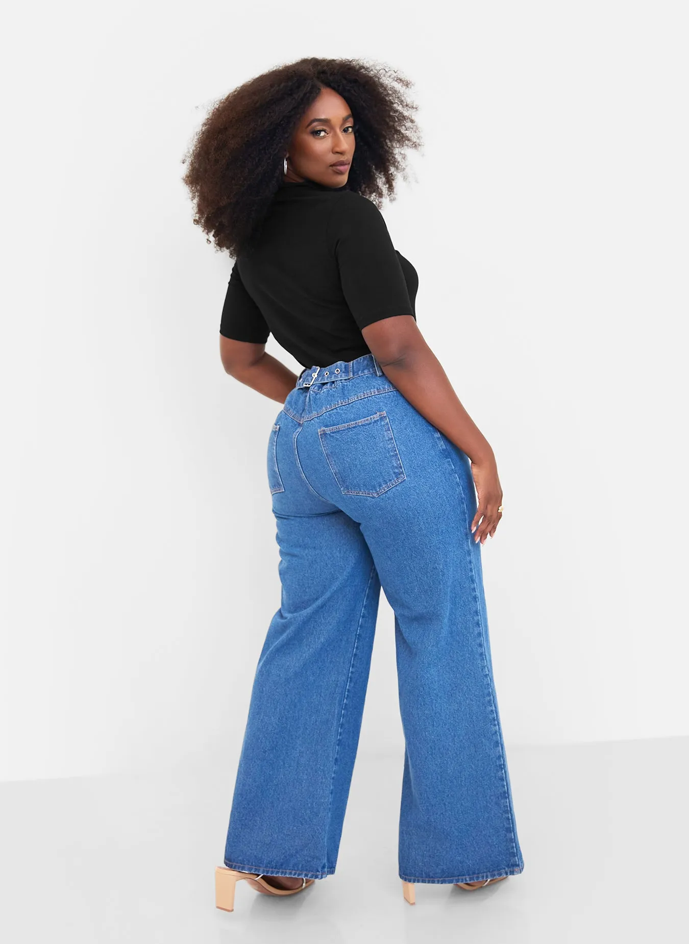 Indya Denim Wide Leg Jeans