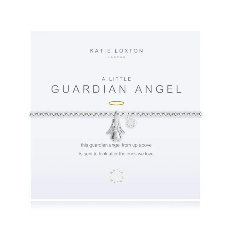 Katie Loxton A Little Guardian Angel Silver Bracelet