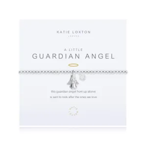 Katie Loxton A Little Guardian Angel Silver Bracelet