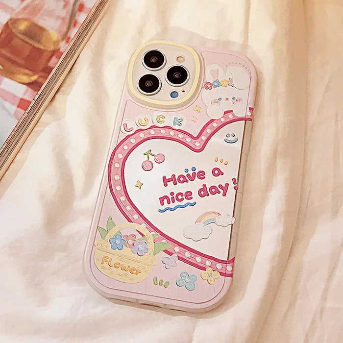 Kawaii Bunny iPhone Case