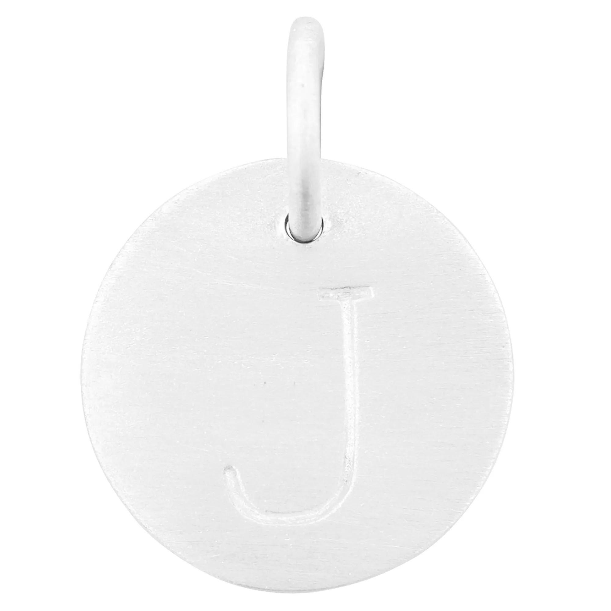 Matte Letter J Charm