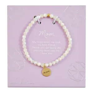 "Mom" Beaded Bracelet