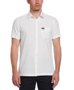 Short Sleeve Solid Oxford Shirt