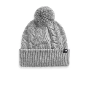 The North Face Cable Minna Beanie (Women) - TNF Light Grey Heather